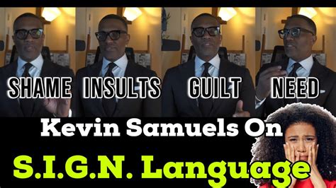 kevin samuels sign language|What is your opinion of Kevin Samuels, the ideology he ...